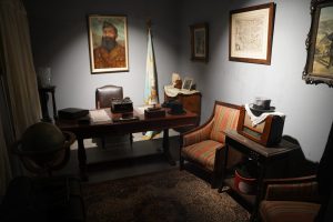 Το γραφείο του Ναπολέοντα Ζέρβα στην οικία της γυναίκας του στο Μεταξουργείο